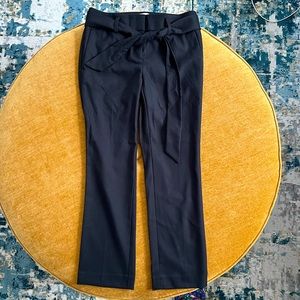 Loft Women's Petite Tie Waist Straight Pants